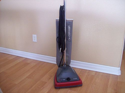 Sanitaire sc679 commercial upright vacuum cleaner with extra belt for sale