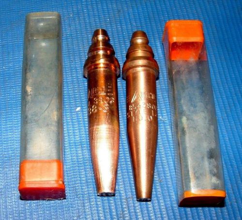 2 AIRCO Acetylene Cutting Torch Tips #854 3803/854 3800  TIPS ARE NEW OLD STOCK
