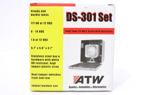 ATW DS-301 SET | DUAL TONE 25 WATT SIREN W/ ENCLOSURE