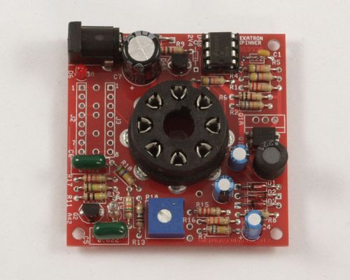 Dekatron spinner kit - variable speed - parts &amp; pcb - 12v in (no tube) for sale
