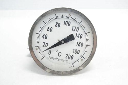 ASHCROFT DISPLAY STAINLESS TEMPERATURE 0-200C 5 IN 1/2 IN GAUGE B273709