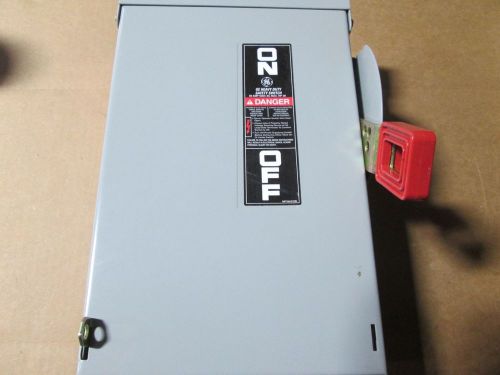 GE THN3361R 3 POLE 30 AMP 600 VOLT NON FUSED HEAVY DUTY SAFETY SWITCH