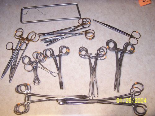 30 PIECE SURGICAL INSTRUMENT SET HIGH QUALITY GERMAN-MADE  AESCULAP  V MUELLER