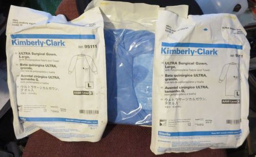 Case of Large Kimberly-Clark ULTRA Surgical Gown Large - 31 Per Case 95111 NEW
