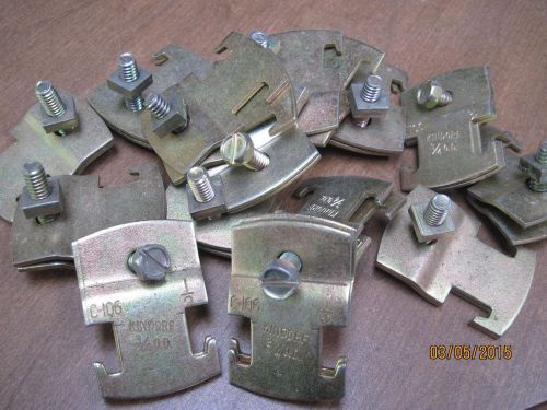 Kindorf Conduit Strap Clamp 3/4 OD C-106  lot of 15  free shipping B-line