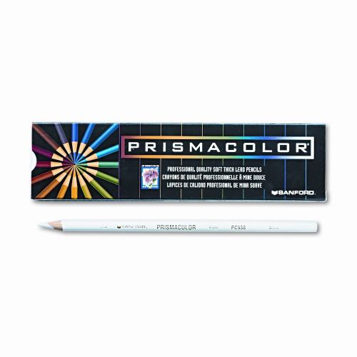 Sanford Ink Corporation Premier Colored Pencil, White Lead/Barrel, Dozen