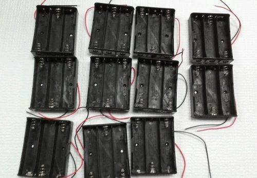 12pcs Battery Storage Case Box Holder for 3x18650 Series Lithium Battery NEW-US