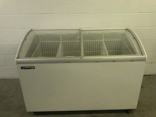 Master-bilt ig409c bunker display chest spot freezer curved glass sliding doors for sale