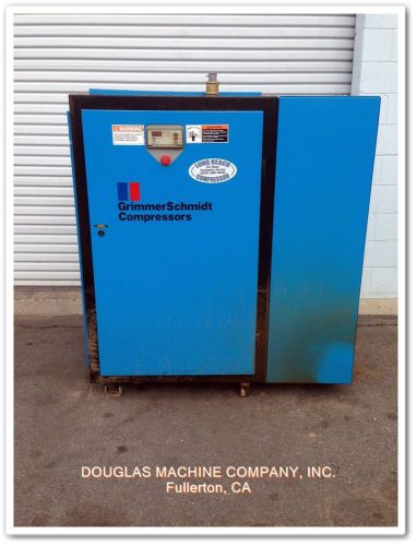 Grimmer schmidt model ts25 25hp rotary screw air compressor for sale
