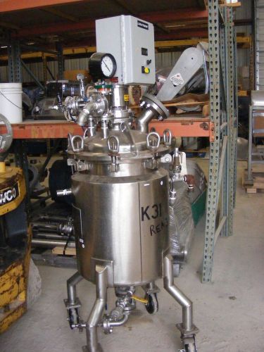 30 Gallon used Tolan Stainless Steel Reactor Mix Tank Rated 50/FV @ 400 Deg.F