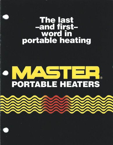 Equipment Brochure - Master - Portable Construction Farm Heaters -1990 (E2117)