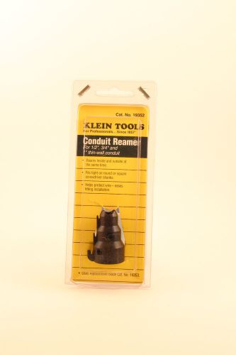 KLEIN TOOLS 19352 CONDUIT REAMER FOR 1/2&#034;, 3/4&#034; AND 1&#034; THIN WILL CONDUIT NIB