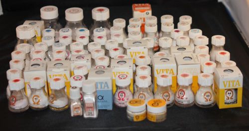 Vita, 3M, Unitek, Williams Dental Porcelain 107 Bottle Lot
