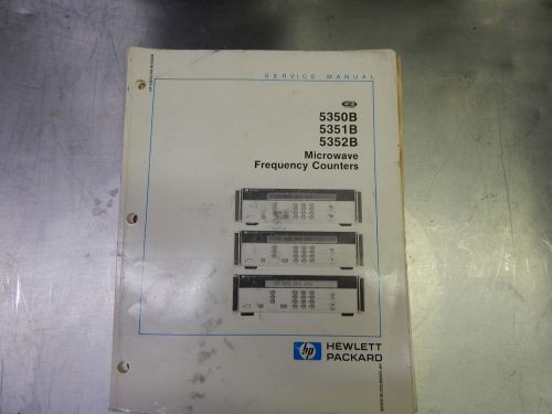 Hewlett Packard 5350B 5351B 5352B Service Manual w/ Schematics