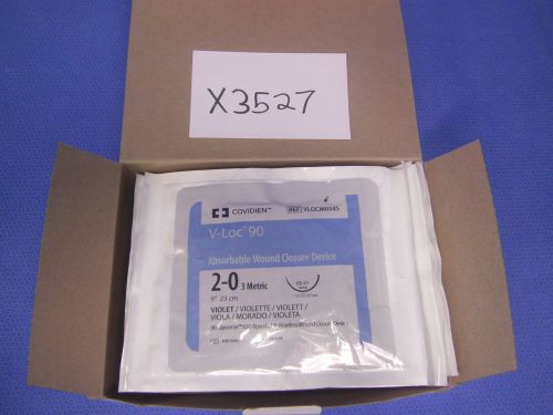 Covidien V-Loc 90 Wound Closure Device STERILE VLOCM0345 (Box of 12)