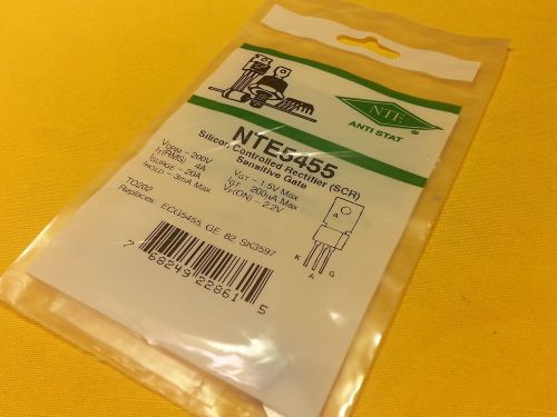 NTE5455  Silicon Controlled Rectifier (SCR) 200V TO202 Xref ECG5455 SK3597
