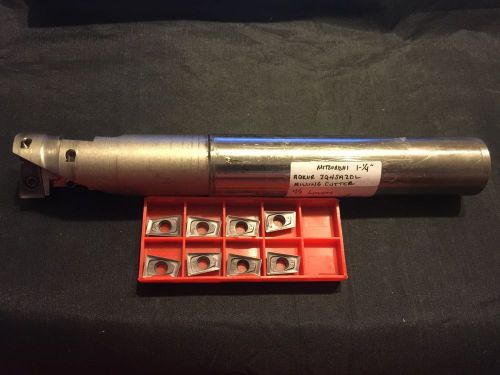 Mitsubishi AQKUR 2Q4SA20L Milling Cutter with a box of 8 Inserts