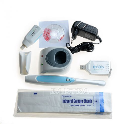 Wireless Dental Intra Oral Camera 2.0 Mega Pixels 6 LED Lamp NTSC/PAL USB