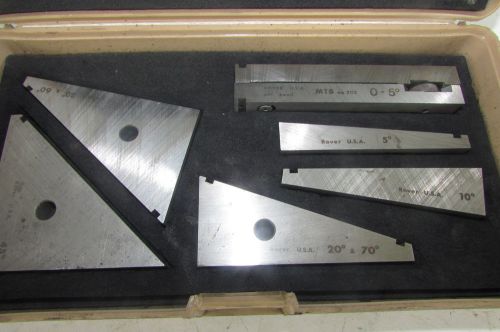 ROVER USA FLAT ANGLE GAGE BLOCKS 6 Pc MACHINIST TOOLMAKER INSPECTION GRIND!!