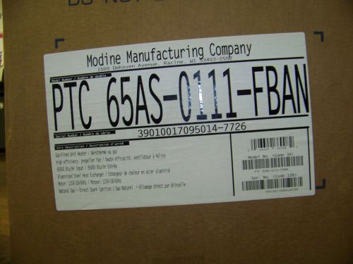 Modine Effinity 93 Model PTC Model # PTC 65AS-0111-FBAN