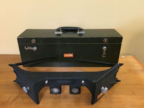 Q-O-S CORP MS-1 MIRROR STEREOSCOPE MADE IN USA SURVEYING