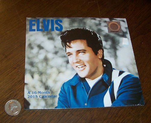 2015 ELVIS photos hanging Wall Monthly Calendar 12 Young Presley pictures