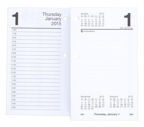 AT-A-GLANCE Daily Desk Calendar Refill 2015 by At-A-Glance CCC