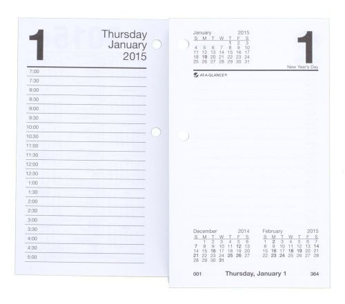 AT-A-GLANCE Daily Desk Calendar Refill 2015 by At-A-Glance CCC