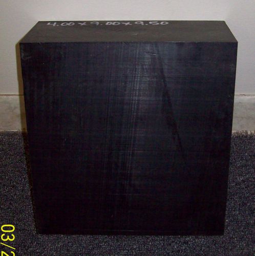 Uhmw virgin black sheet  4.00&#039;&#039; thick  x  9.00&#039;&#039; x  9.50&#039;&#039; cnc for sale