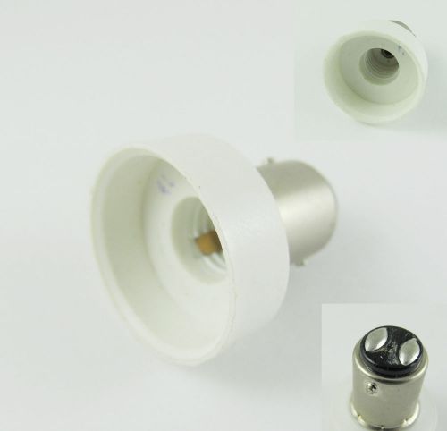 BA15D to E11 Socket Base LED Halogen CFL Light Bulb Lamp Adapter Converter Holde