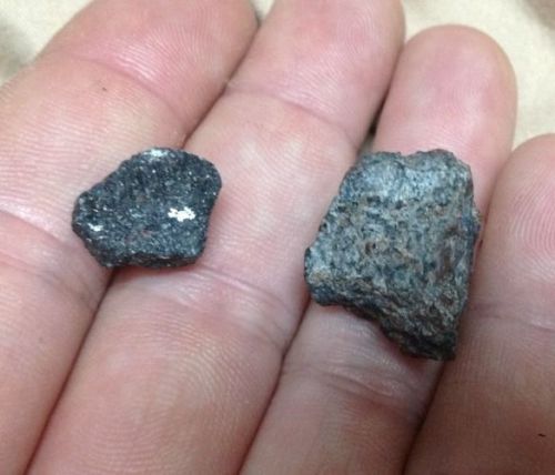 Lot: 1 Piece Crystalline Pitchblende, 2nd Awesome Uraninite 2 For 1 Thang