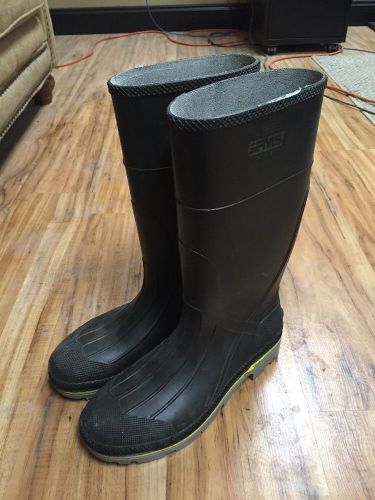Servus By Honeywell Steel Toe Knee Boots Mn, 13, Blk/Ylw/Gry