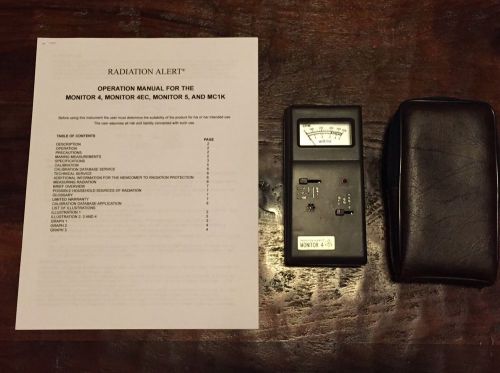 S.e. international radiation alert monitor 4 with calibration cert for sale