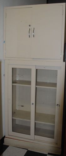 Laboratory Cabinets, Each with Two Rolling Glass doors,