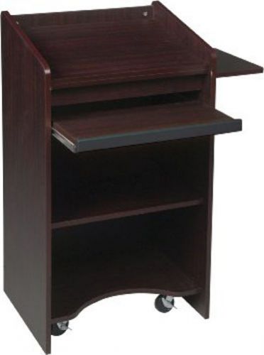 Balt mahogany lectern (with wheels) for sale