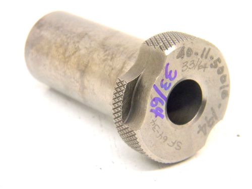 Used 33/64&#034; id x 1&#034; od machinist slip fixed renewable drill bushing for sale
