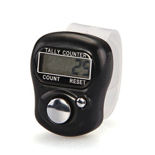 High Quality Finger Ring Digital Lcd Tally Counter Number Clicker Timer