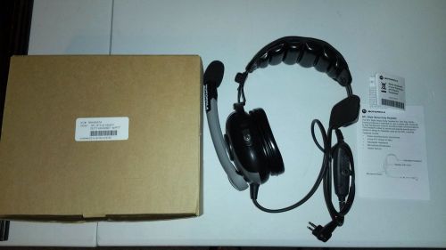 Motorola single muff heavy duty nfl style headset for sale
