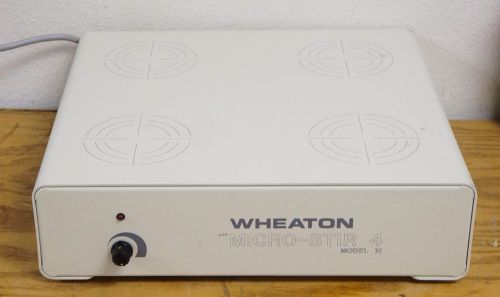 WHEATON MICRO-STIR 4 MAGNETIC STIRRER !!  TESTED ! WORKING PERFECTLY  F687