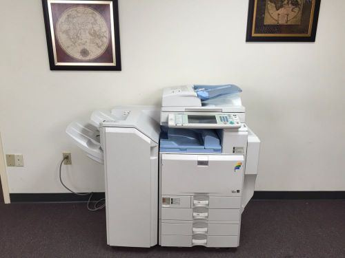 Ricoh mp c5501 color copier machine network printer scanner fax finisher copy for sale