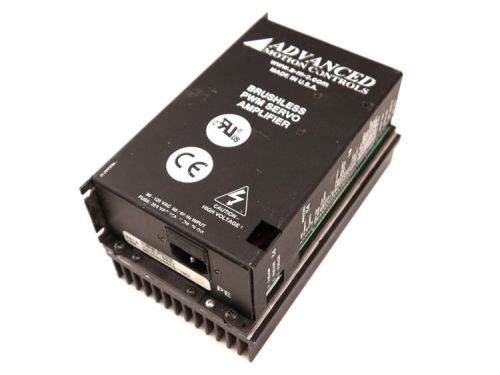Advanced motion controls be25a20acg-inv brushless pwm servo amplifier drive for sale