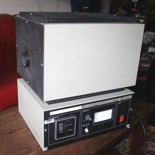 Tested fisher 472 1.5&#034; high temperature tube furnace kiln oven w/ controls 240v for sale