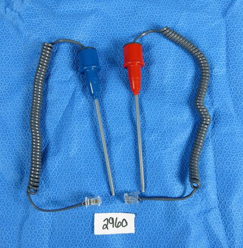 2 IVAC Temp Plus II Probes - Rectal and Oral *Untested*