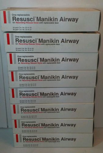 (8) LAERDAL RESUSCI MANIKIN AIRWAY FOR RECORDING RESUSCI ANNE - REPLACEABLE FACE