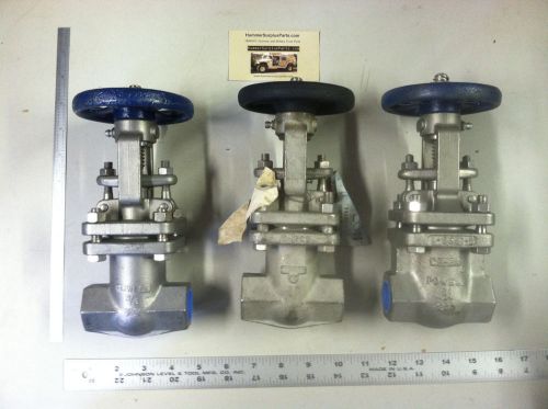William powell 3/4 sw-2490 gate valve nos nsn 4820-01-144-3202 - 3 valves e0715 for sale