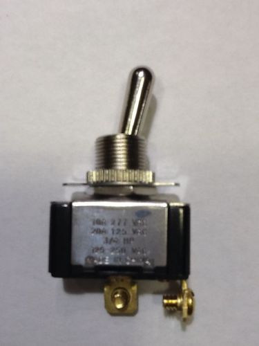 Heavy Duty SPST Toggle Switch On-Off 125 VAC 20 AMP 3/4 HP