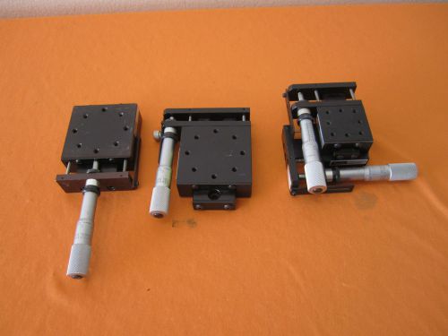 Lot of 3 Parker Positioning Systems Daedal Division Stage/ Bases