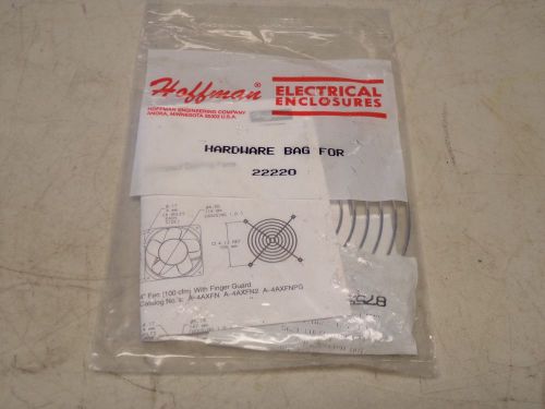 Hoffman 22220 Hardware Bag Fan Cover Enclosure 6 &#034; Inch