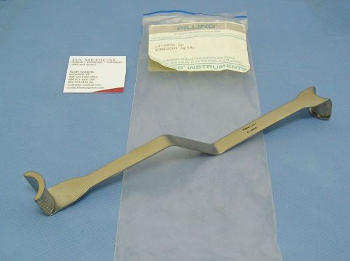 Pilling Ionescu Valve Retractor 61-9995, Double Ended, original packaging