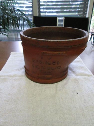 Victaulic 8&#034; x 6&#034;  eccentric reducer no.51 grooved, used, good condition. for sale
